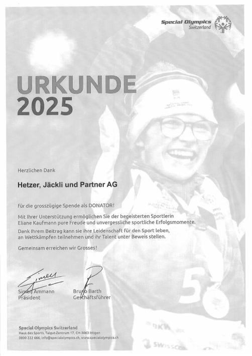 Sponsoring Special Olympics